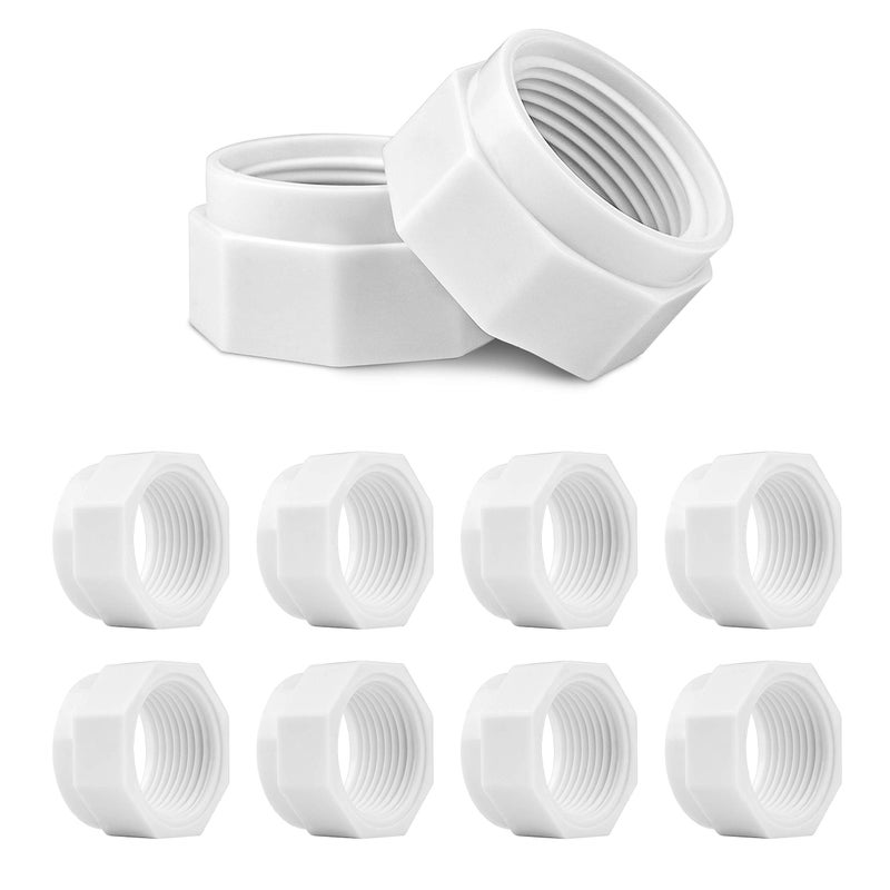 HENMI 8 Pack Pool Cleaner Feed Hose Nut Fits for Polaris 280, 380, 180 Pool Cleaner Feed Hose Nut D15 D-15 - Image 1